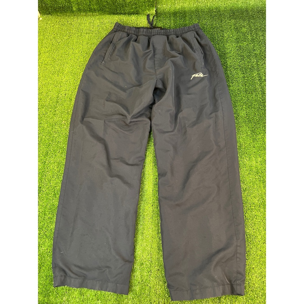 FUBU Mens XL Navy Blue Mesh Lined Track Pants Streetwear Baggy Joggers